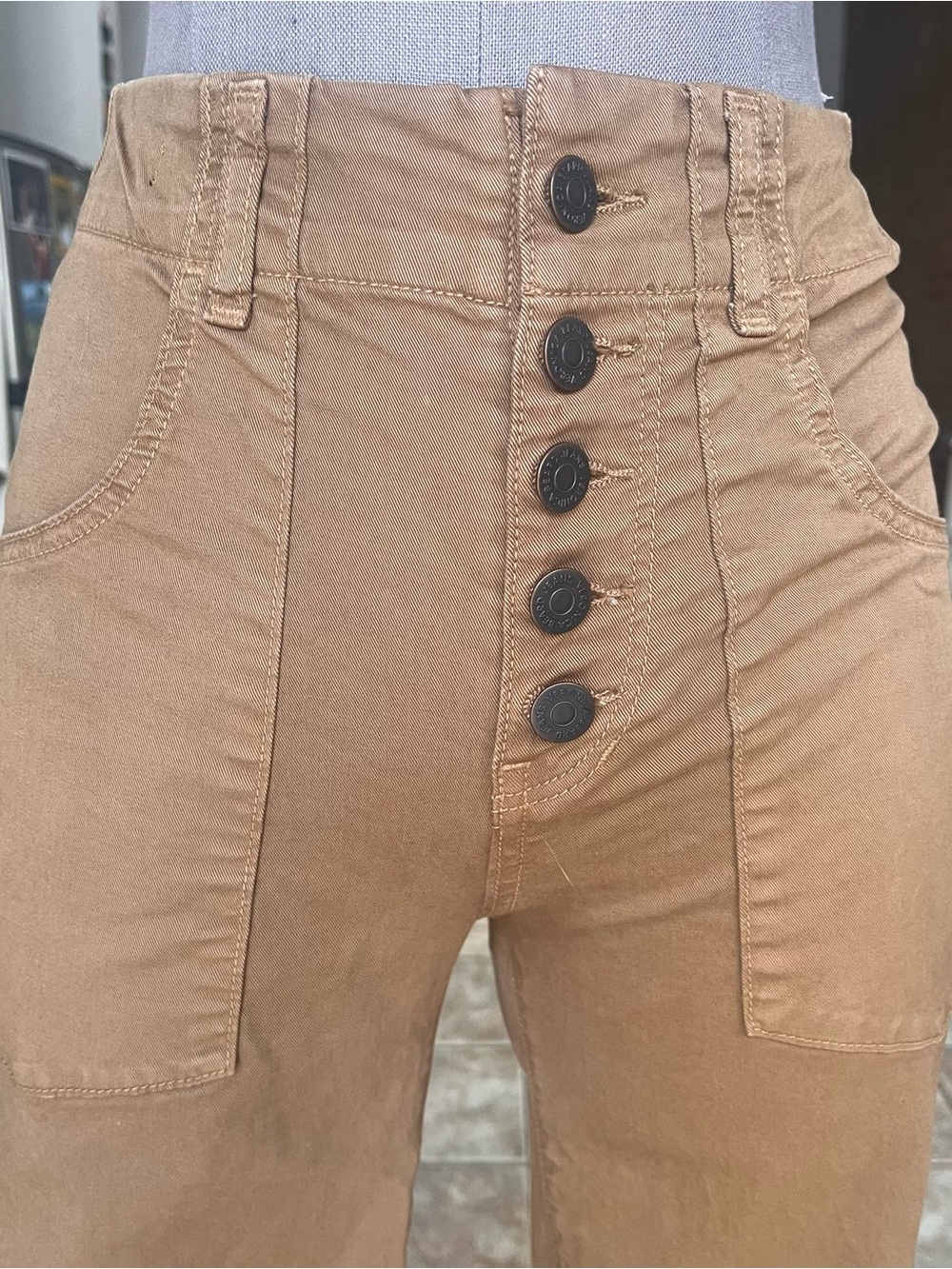 High-Rise Button-Front - Picture 3 of 7